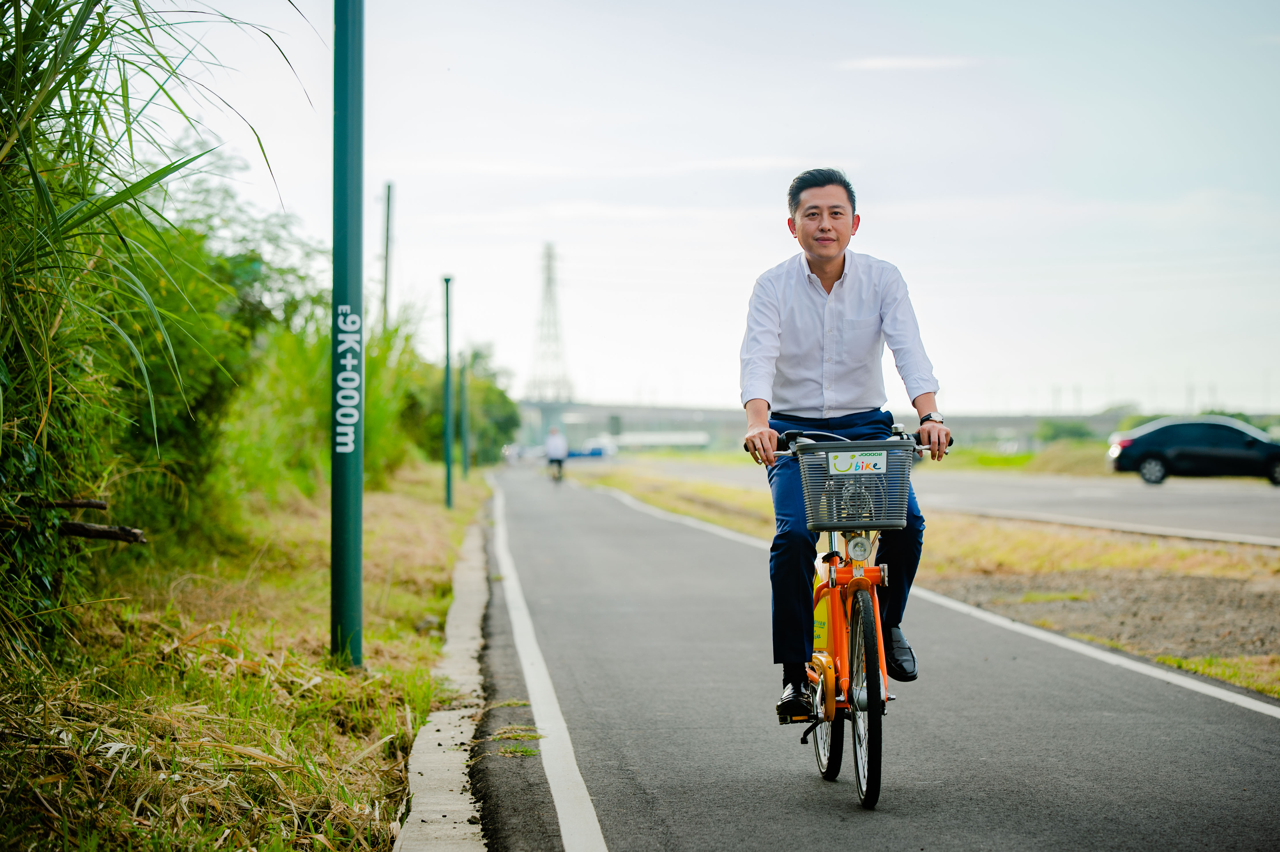 微笑水岸不迷路好方便！ 林智堅市長開箱指標導覽系統與左岸景觀公廁大圖