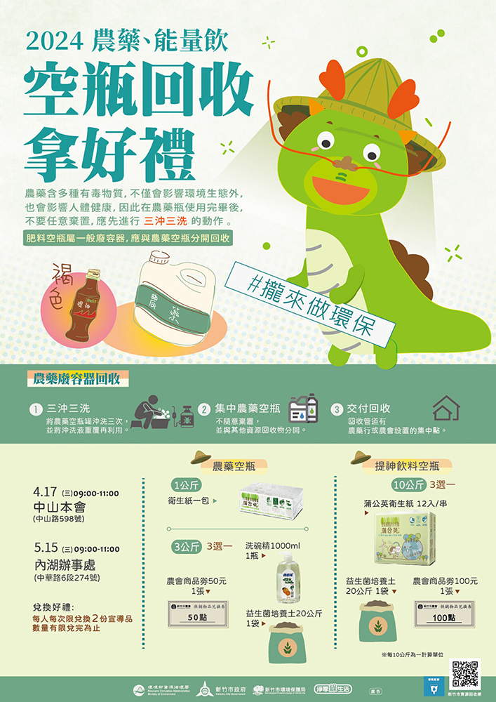 農藥及提神飲料玻璃空瓶別亂丟！ 竹市回收換好禮活動4/17登場小圖共6張，pic6