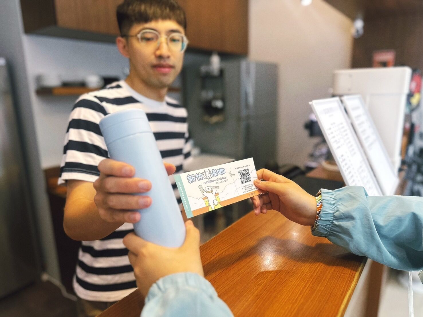 「新竹環保咖」活動5/1開跑！ 民眾自備餐盒、環保杯集點享優惠 再抽55吋電視小圖共6張，pic3