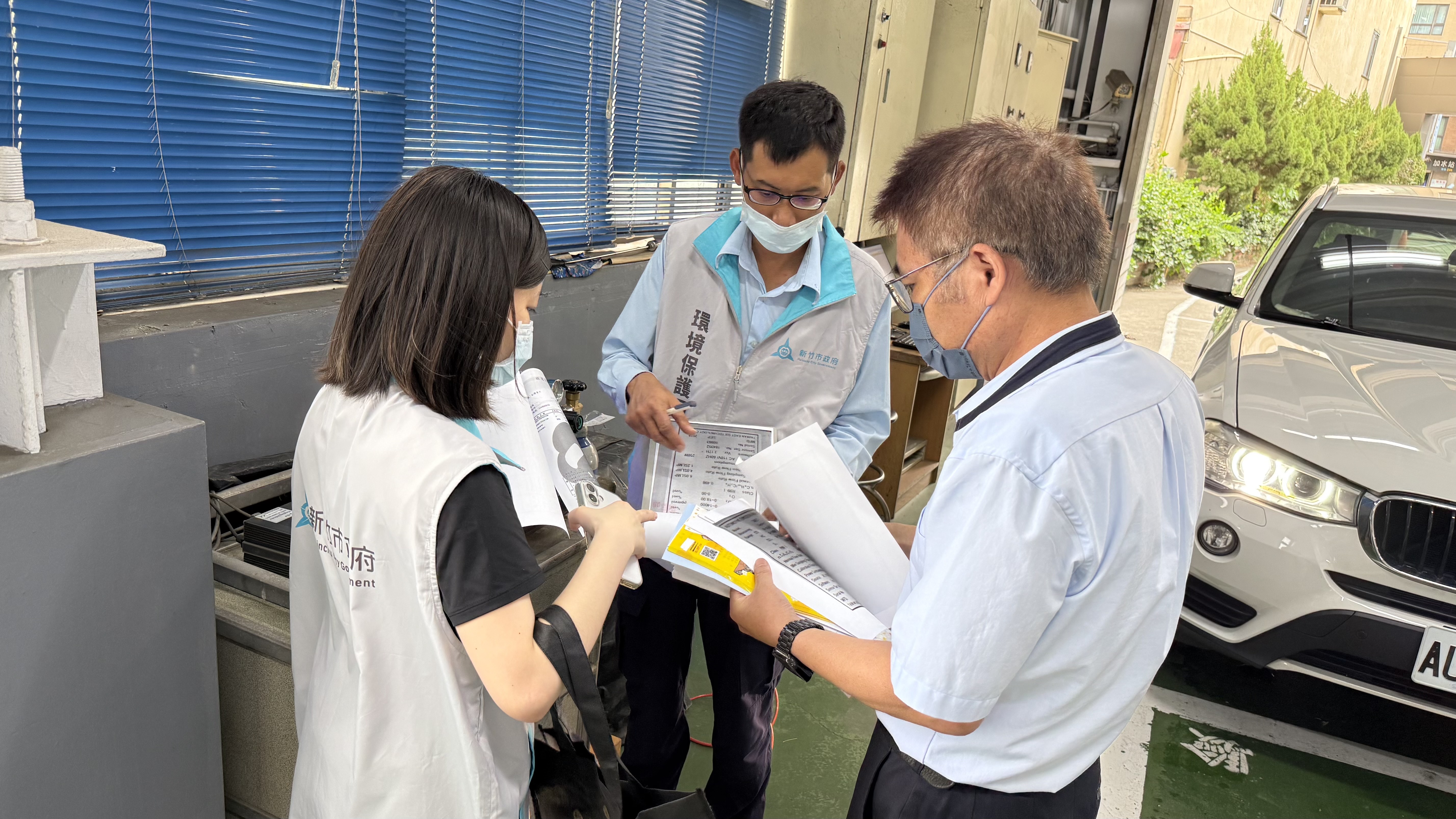 驗車更便利！竹市環保局輔導汽車代檢廠落實排氣檢驗服務小圖共6張，pic2